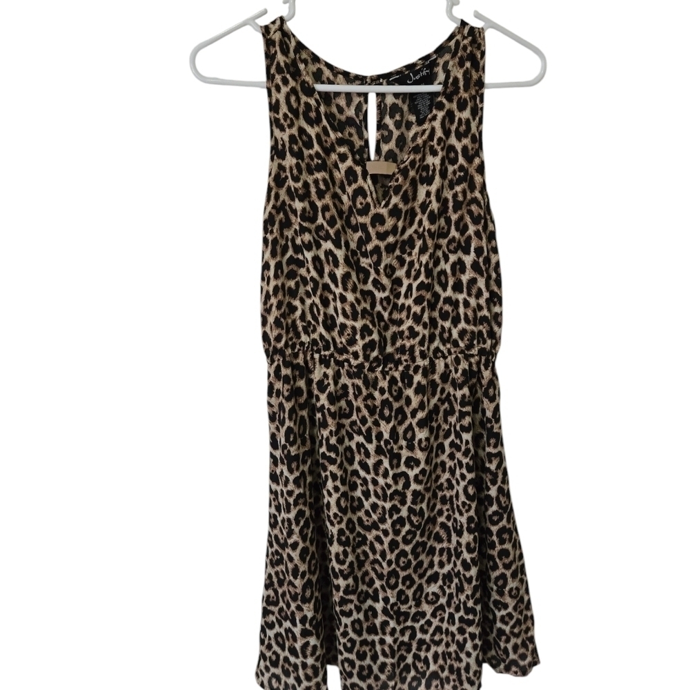 Justify Juniors Animal Print Sleeveless Dress Size Medium